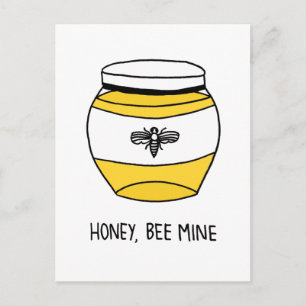 Honey, Bee Mine Postcard