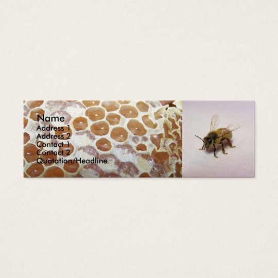Honey Bee Mini Business Card