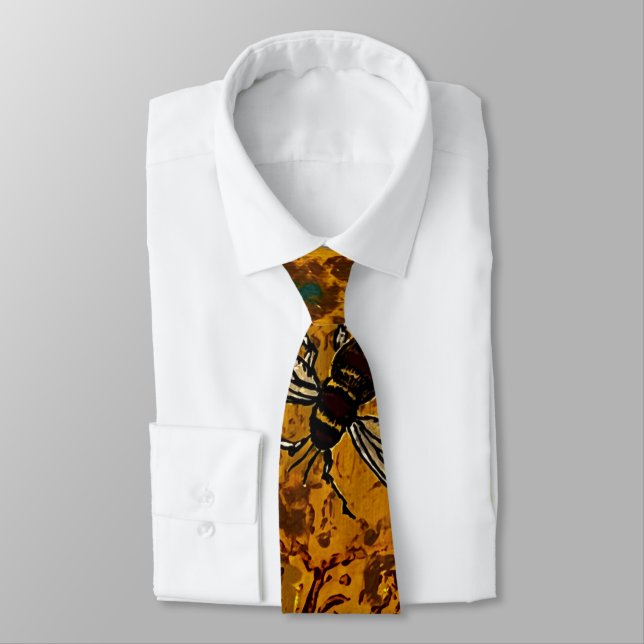 Honey Bee Neck Tie (Tied)