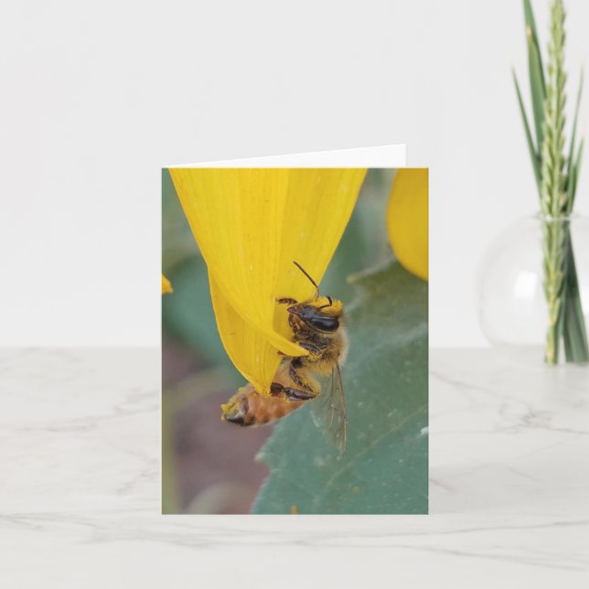 Honey Bee Note Card (Front)