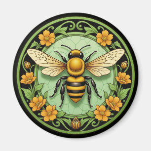 Honey Bee Nouveau Magnet