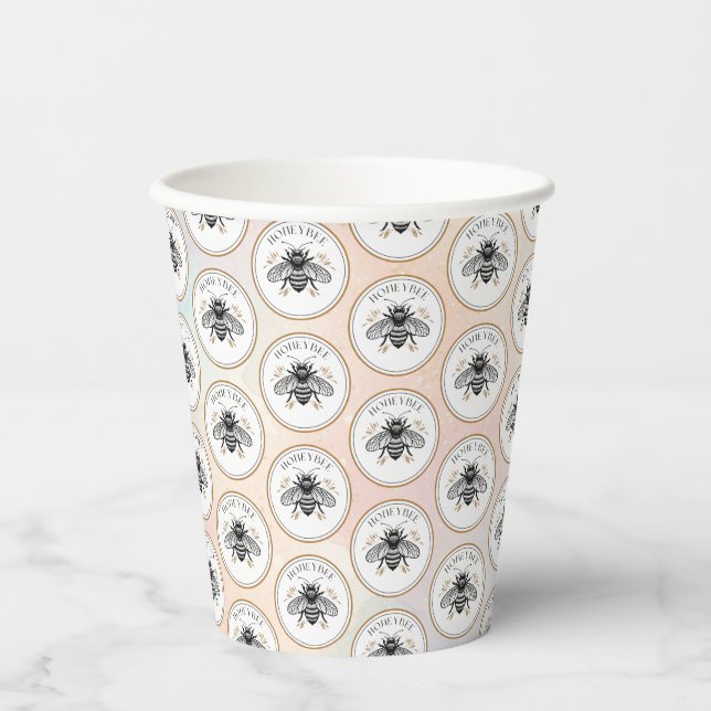 Honey Bee Paper Cups (Front)