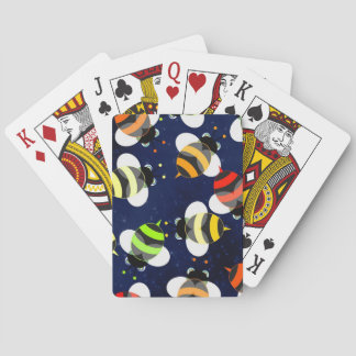 Honey Bee Pattern Playing Cards