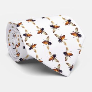 Honey Bee pattern Tie