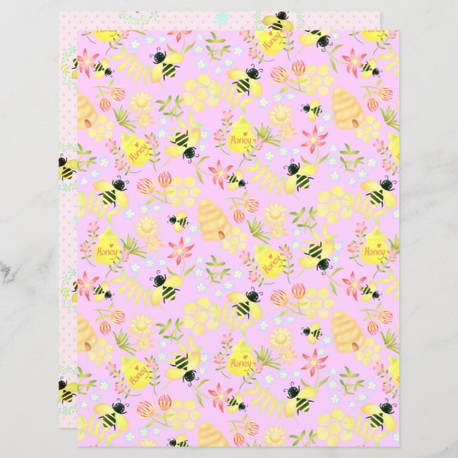 Honey Bee Pink (Front/Back)