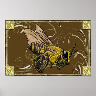 Honey Bee Poster