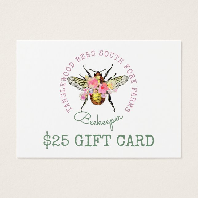 Honey Bee Products Gift Certificate (Front)