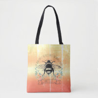 Honey Bee Quote Illustrated Graphic