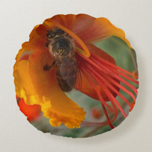 Honey Bee 🐝 Round Cushion