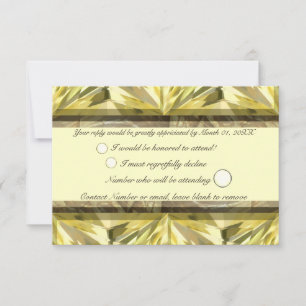 Honey Bee RSVP Card