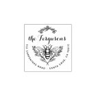 Honey Bee Rustic Script Family Name Return Address