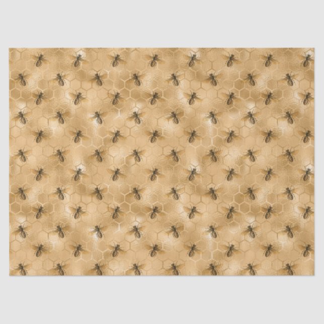 Honey Bee Series Design 13 Tissue Paper (Front)