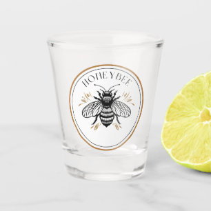 Honey Bee Shot Glass