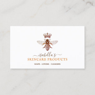 Honey Bee Skincare Products Business Card