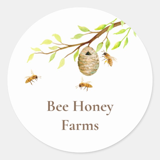 Honey Bee Sticker (Front)