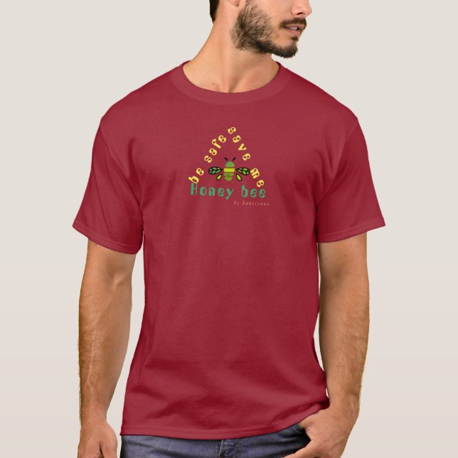 Honey bee t-shirt - brown (Front)