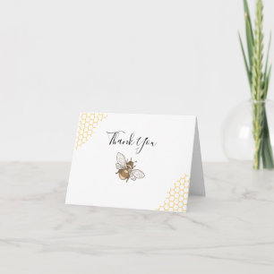 Honey Bee thank you Card