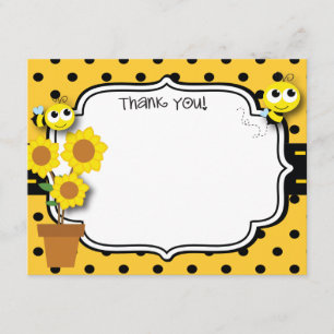 Honey Bee Thank You Card