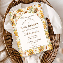 Honey Bee Theme Baby Shower