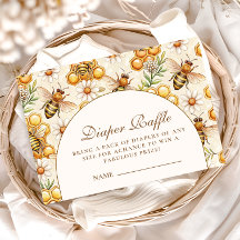 Honey Bee Theme Diapper Raffle