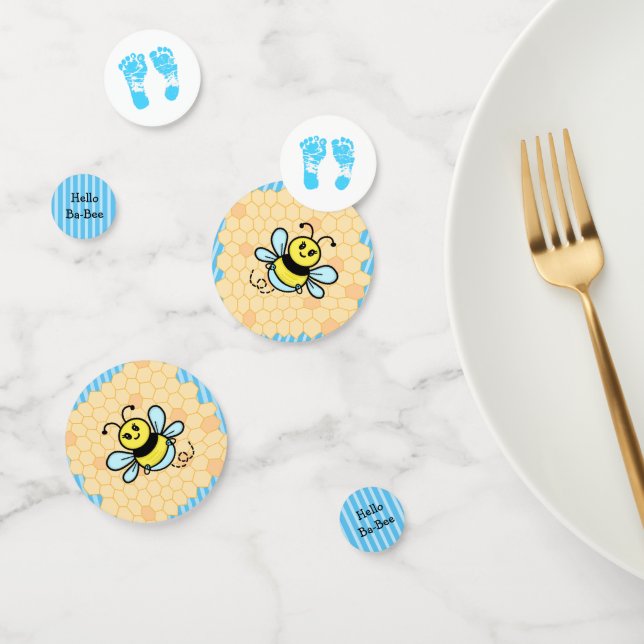 Honey Bee Themed Baby Shower Confetti (Group)