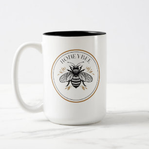Honey Bee Two-Tone Coffee Mug