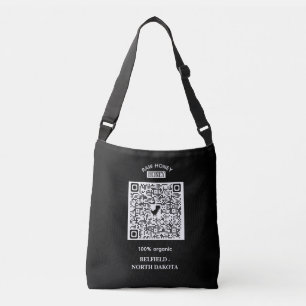 Honey Bee Vintage Family Name & Return Address Crossbody Bag