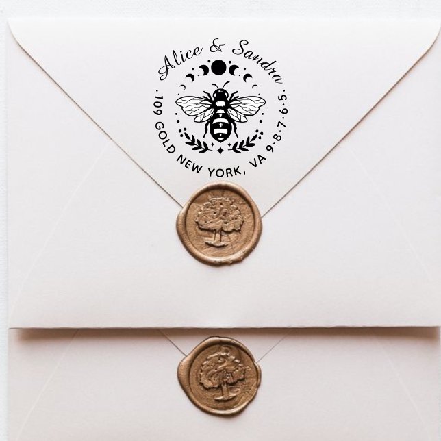Honey Bee | Vintage Family Name &  Self-inking Stamp (Creator Uploaded)