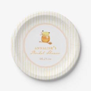 Honey Bee Vintage Whimsical Bridal Shower Paper Plate