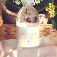 Honey Bee Vintage Yellow Stripes Bridal Shower