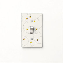 Honey Bee Waggle Dance Ivory White