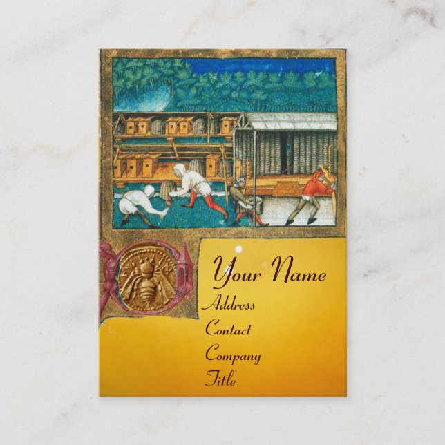 HONEY BEE WAX SEAL ,BEEKEEPER /beekeeping supplies Business Card (Front)