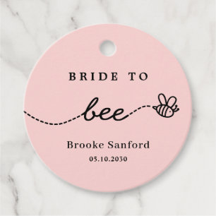 Honey Bee Wedding Bridal Baby Shower Favour Tags