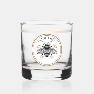 Honey Bee Whiskey Glass