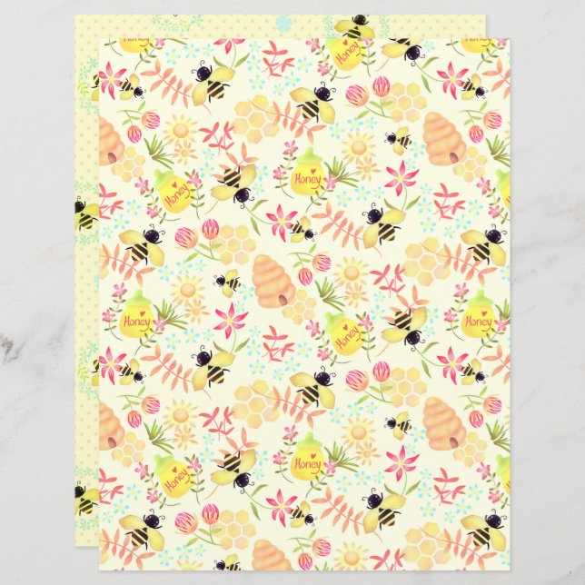 Honey Bee Yellow (Front/Back)