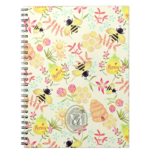 Honey Bee Yellow Notebook