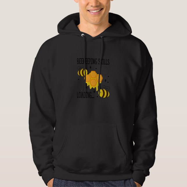 Honey Beekeeper Hobby   Quote Hoodie (Front)