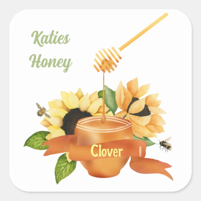 Honey Beekeeper Product Label (Front)