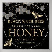 Honey Beekeeper's Promotional Poster 