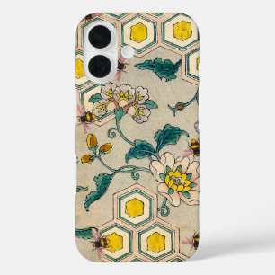 HONEY BEES,BEEHIVES, SPRING FLOWERS BEEKEEPER iPhone 16 CASE