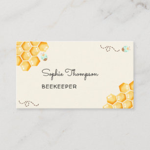 Honey bees beekeeper business card