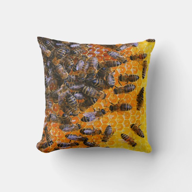 HONEY BEES    CUSHION (Front)