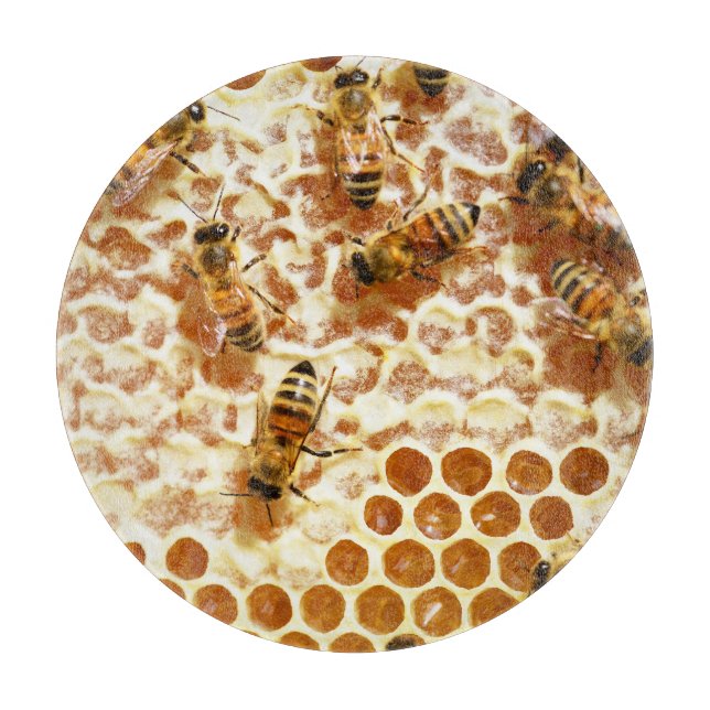 HONEY BEES  CUTTING BOARD (Front)