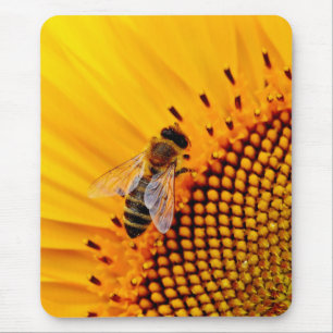 HONEY BEES (SUNFLOWER) MOUSE MAT