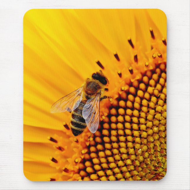 HONEY BEES (SUNFLOWER) MOUSE MAT (Front)