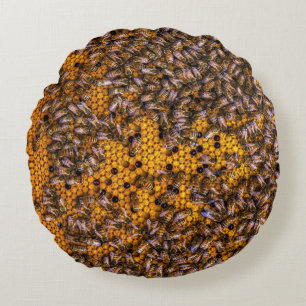 HONEY BEES THROW PILLOW