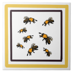 Honey Bees Tile