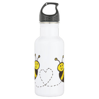 Honey Bees with Heart 532 Ml Water Bottle