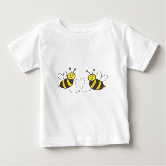 Honey Bees with Heart Baby T-Shirt
