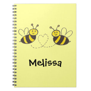 Honey Bees with Heart Notebook